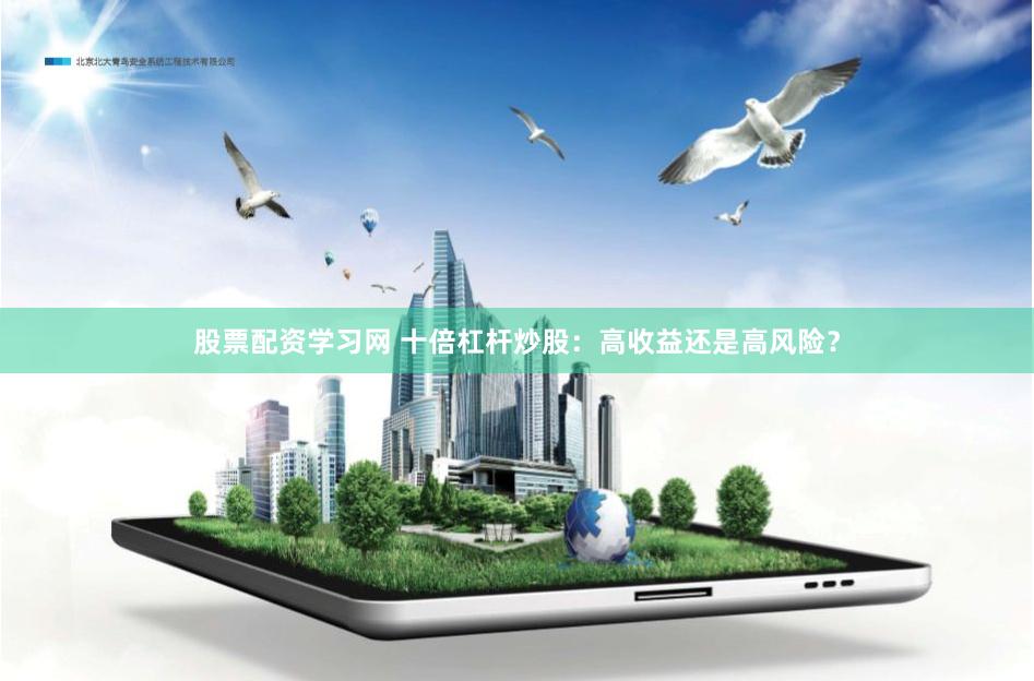 股票配资学习网 十倍杠杆炒股：高收益还是高风险？